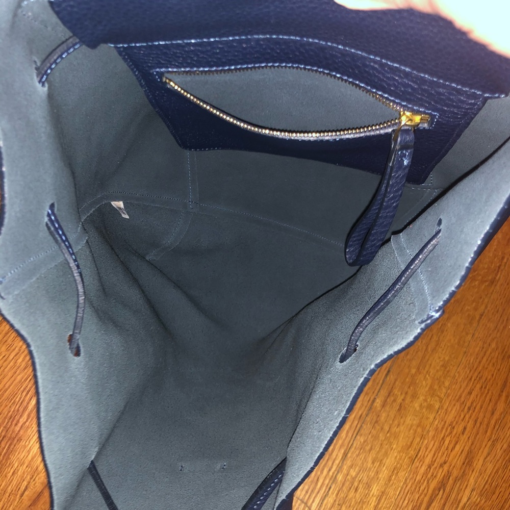 Mansur Gavriel Tumbled Leather Backpack - Picture 5 of 5